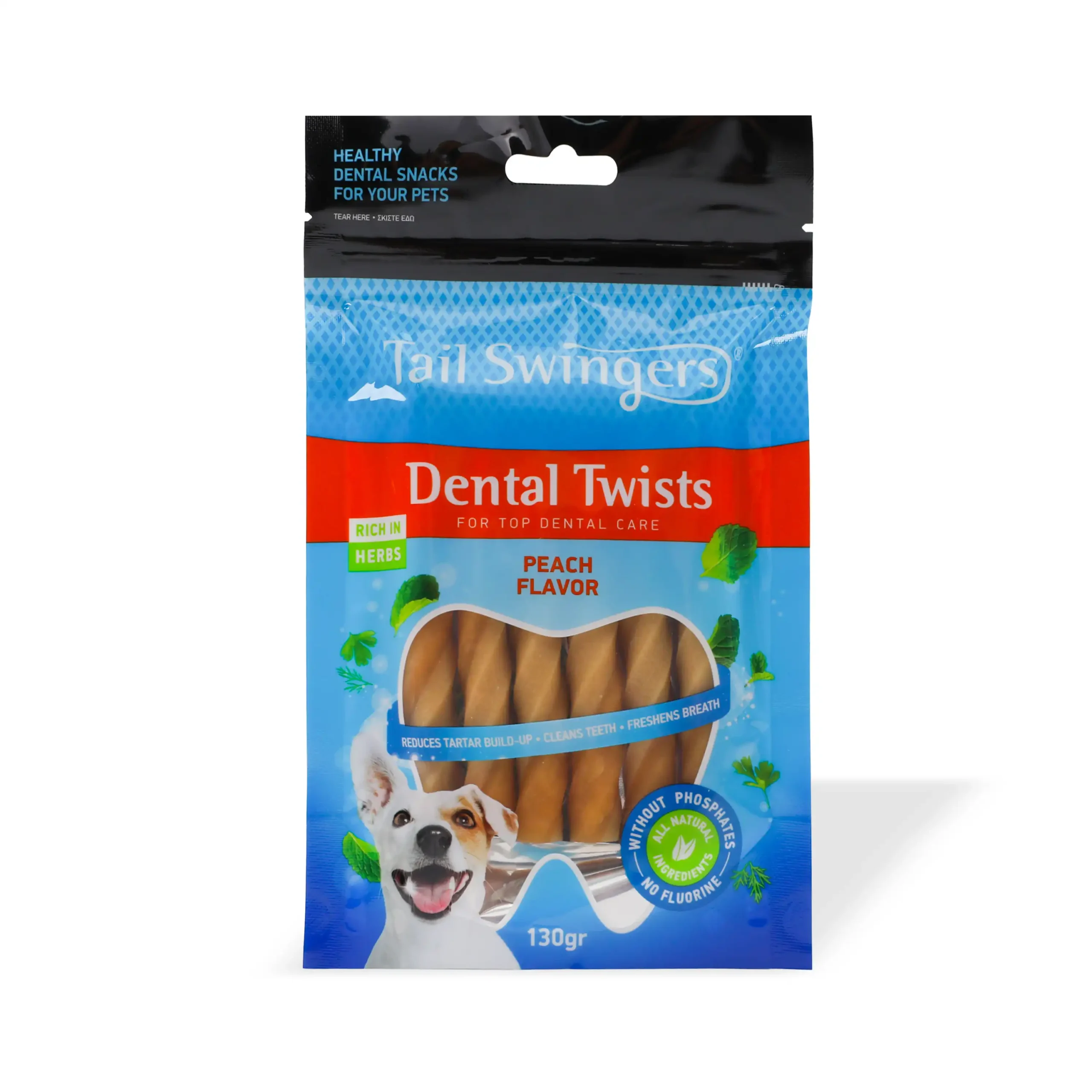 Tail Swingers, Shkopinj dentar me shije pjeshke, 130 g