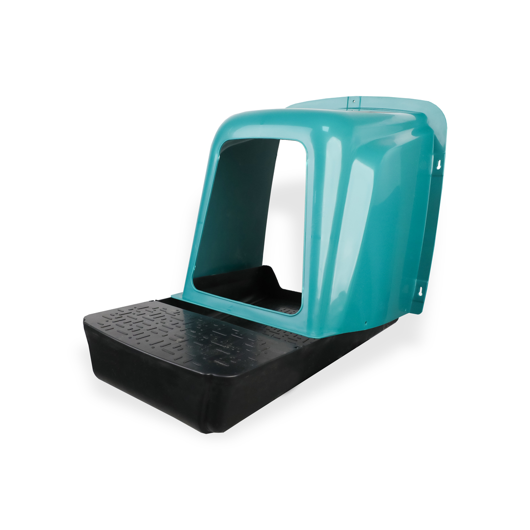 Fole plastike për pula, e kaltër