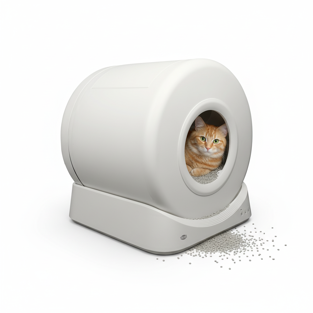 Trixie, Tualet për mace Smart me WiFi, 51 x 56 x 54 cm, e bardhë