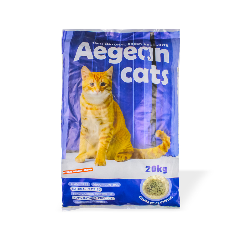 Aegean Cats, Rërë për mace, aromë portokalli, 20 kg