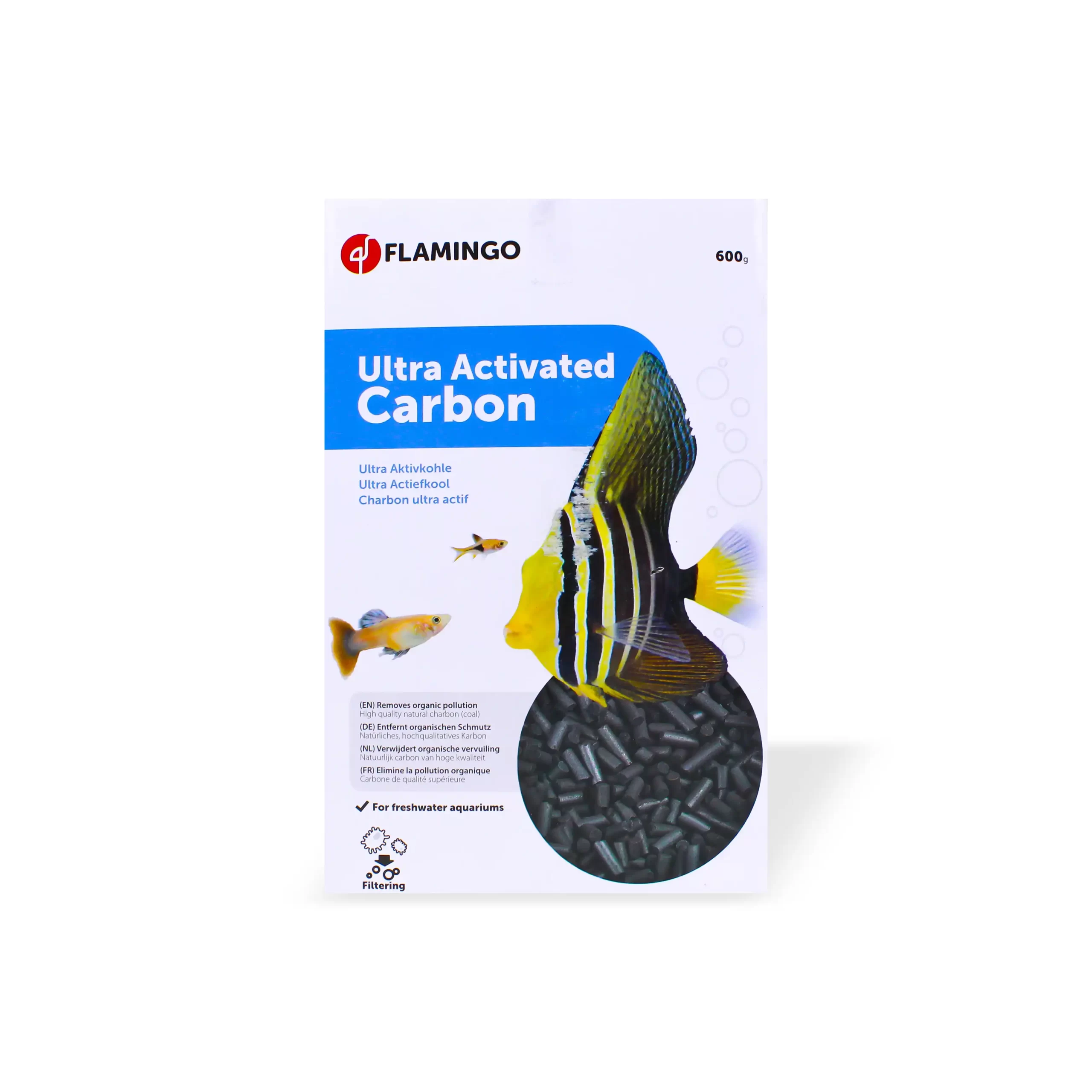 Flamingo, Karbon për filtrim akuariumi, 600 g