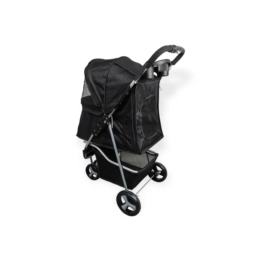 Trixie, Buggy, Karrocë për shëtitje për qen dhe mace, e zezë