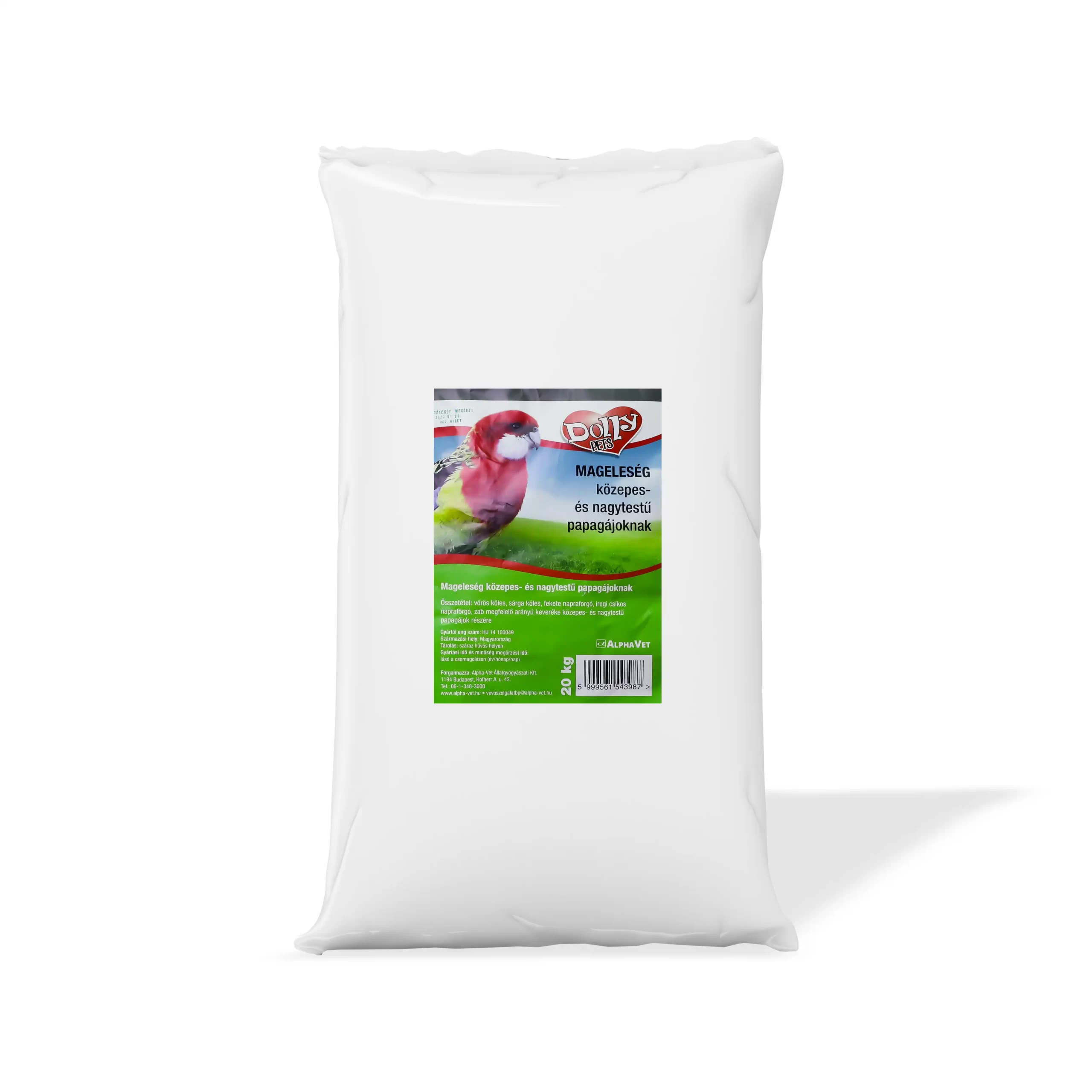 Dolly, Ushqim për papagaj, 1 kg