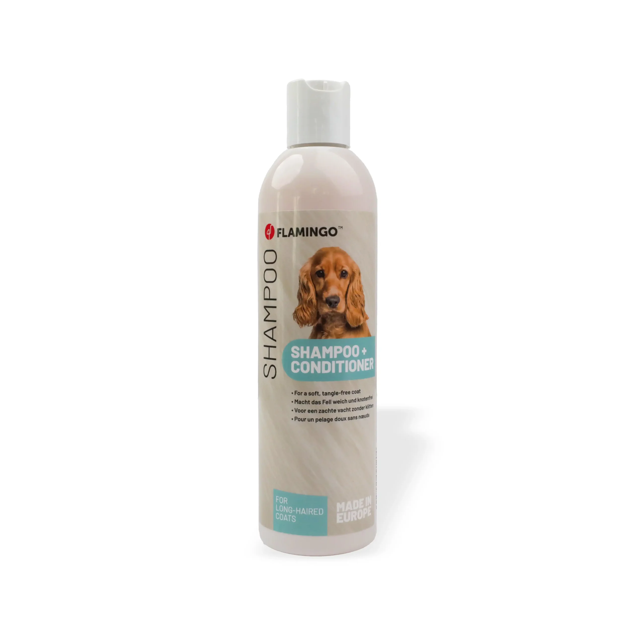 Flamingo, Shampo dhe kondicioner për qen me qime të gjata, 300 ml