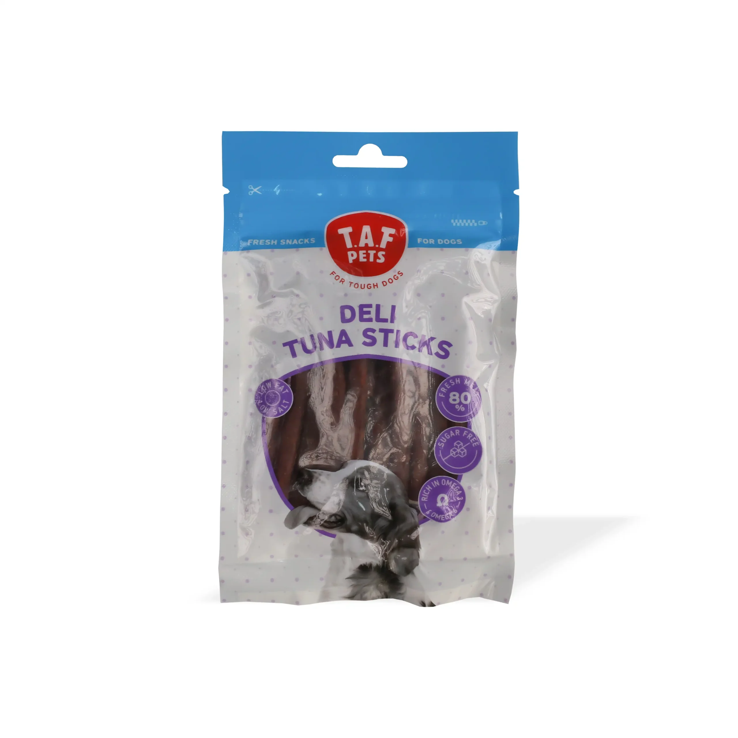 T.A.F PETS, Shpërblime për qen, shkopinj peshku, 75 g