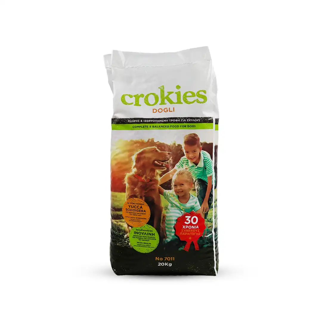 Nutripet, Crokies, Dogli, Ushqim i thatë për qen Adult, 20 kg