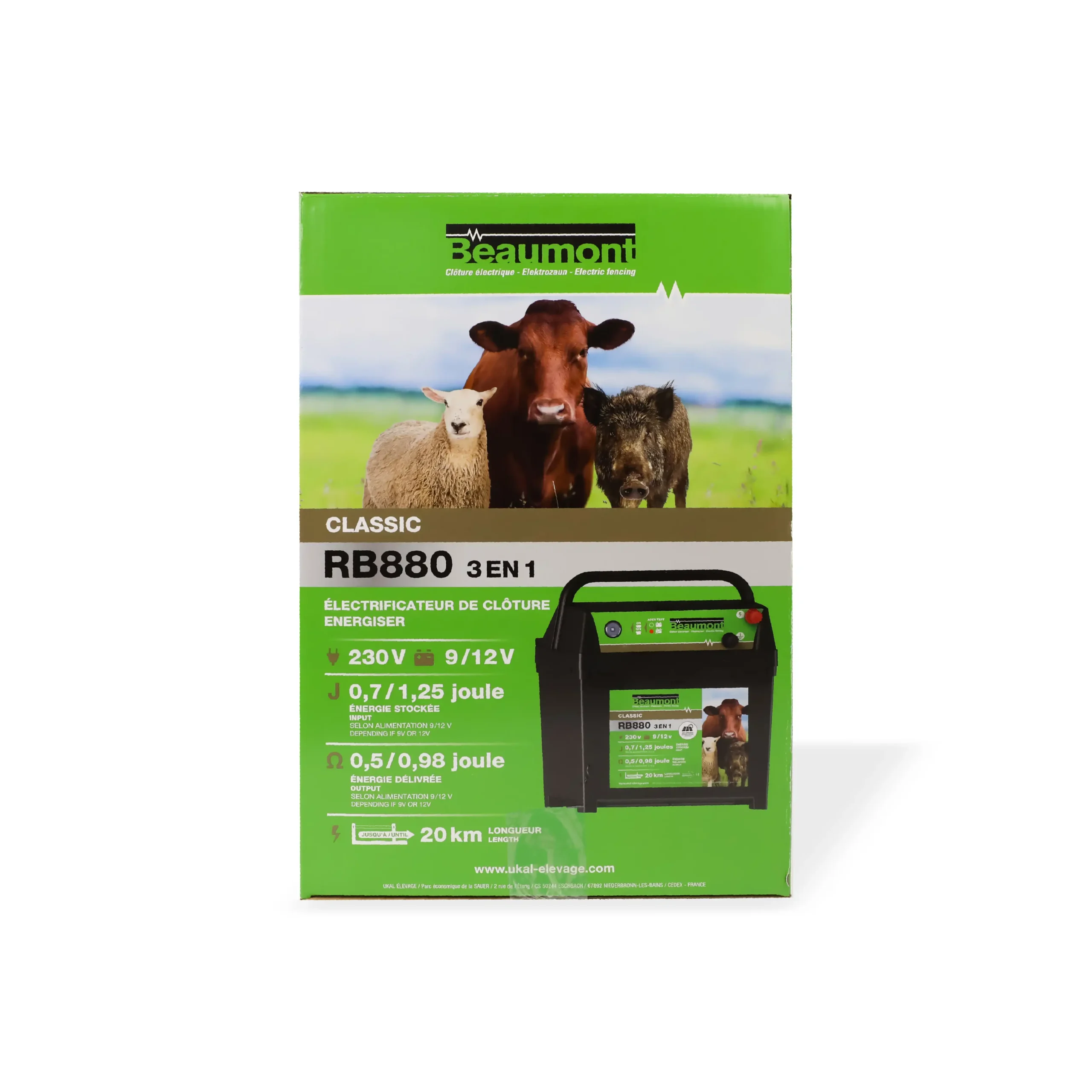 Ukal, Beaumont, Aparat elektrik, 3 in 1