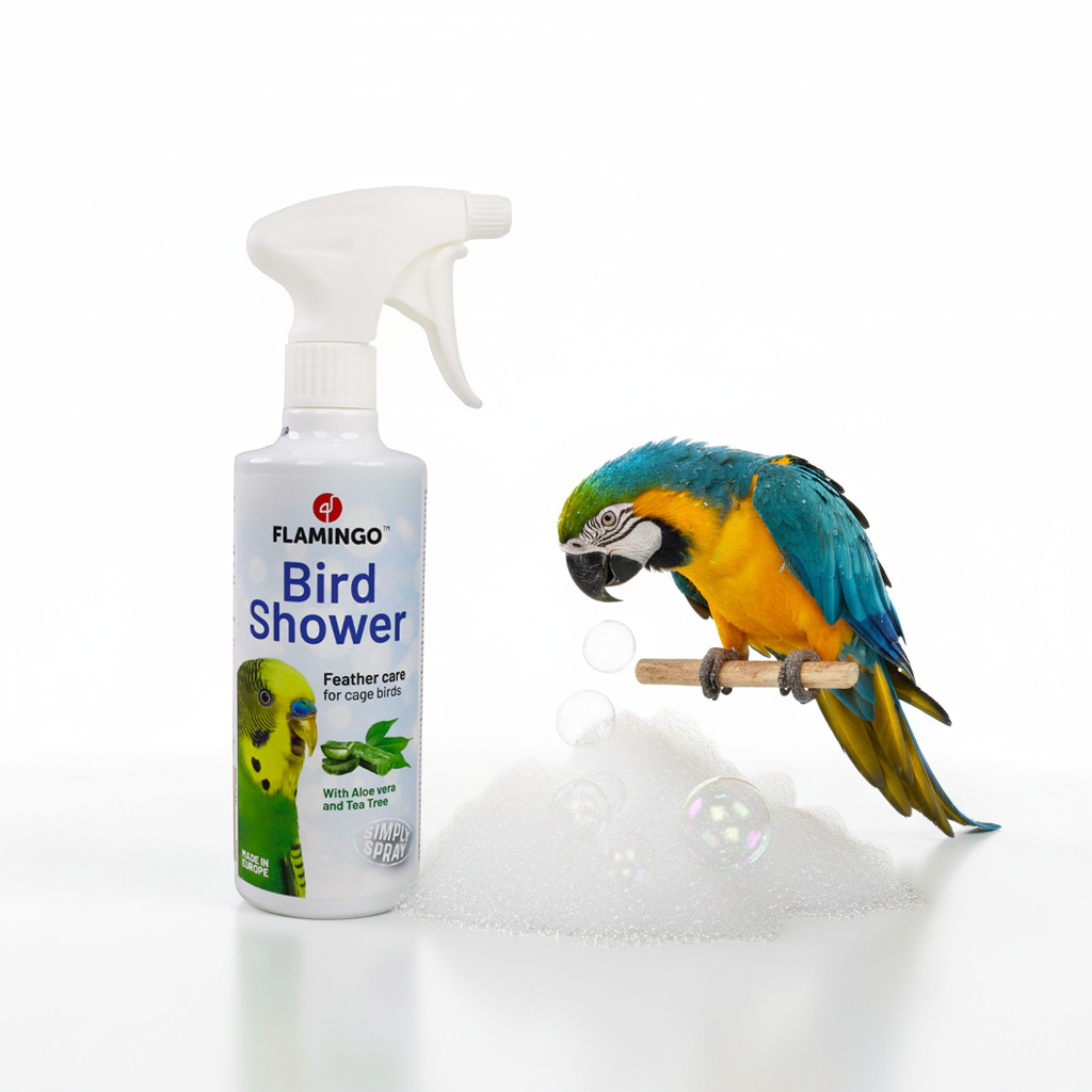 Flamingo, Shampo i tharë për zogj, 500 ml