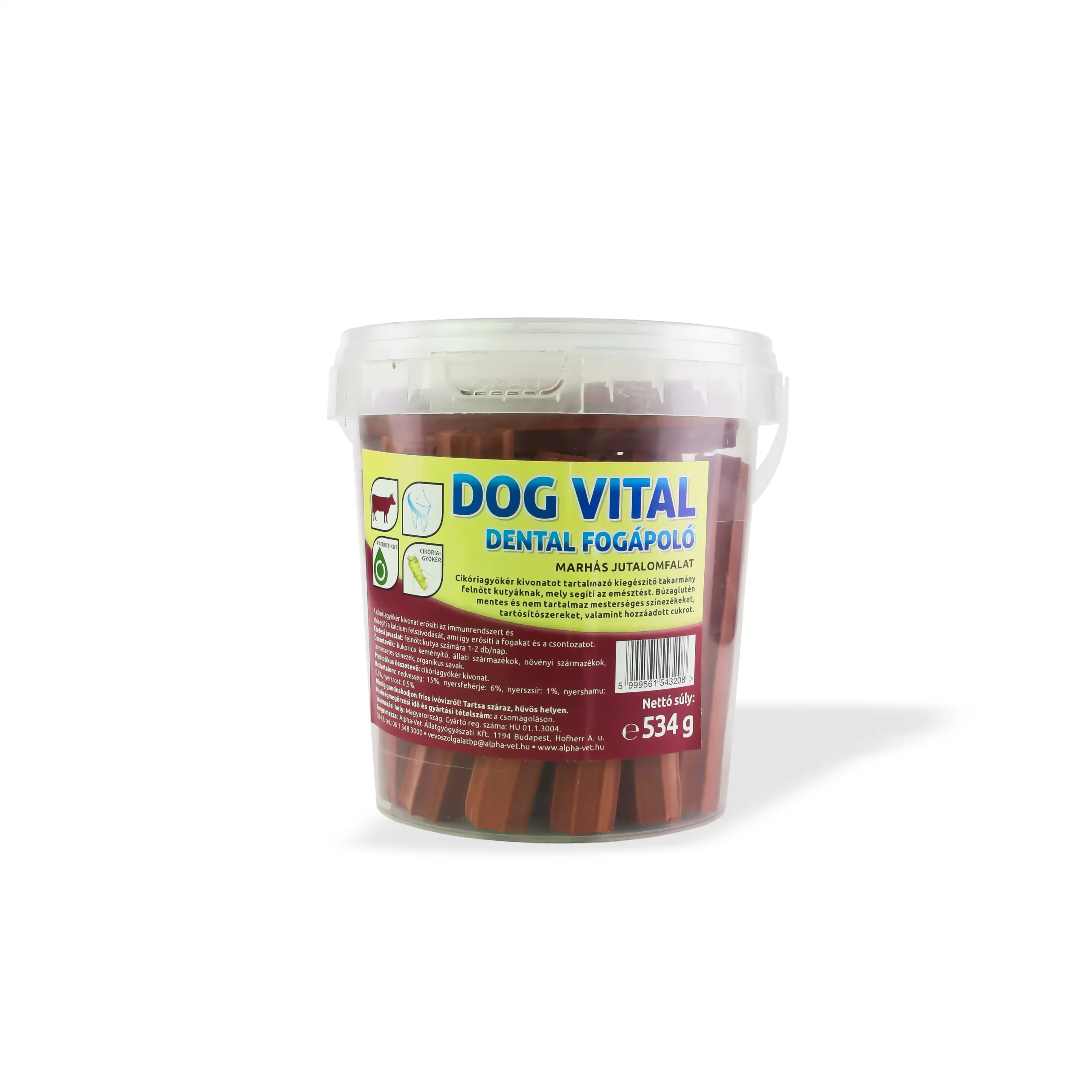Dog Vital, Shkopinj dentar, qengji, 534 g