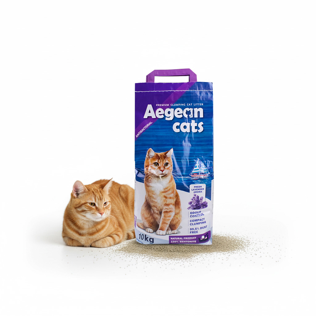 Aegean Cats, Rërë për mace, aromë livandë, 10 kg