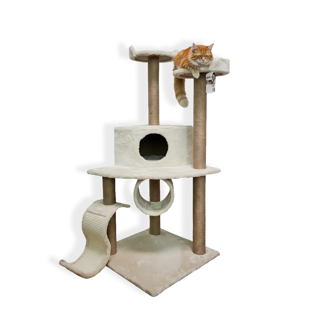 Pawise, Shtyllë gërvishtëse për mace, 54 x 54 x 127 cm