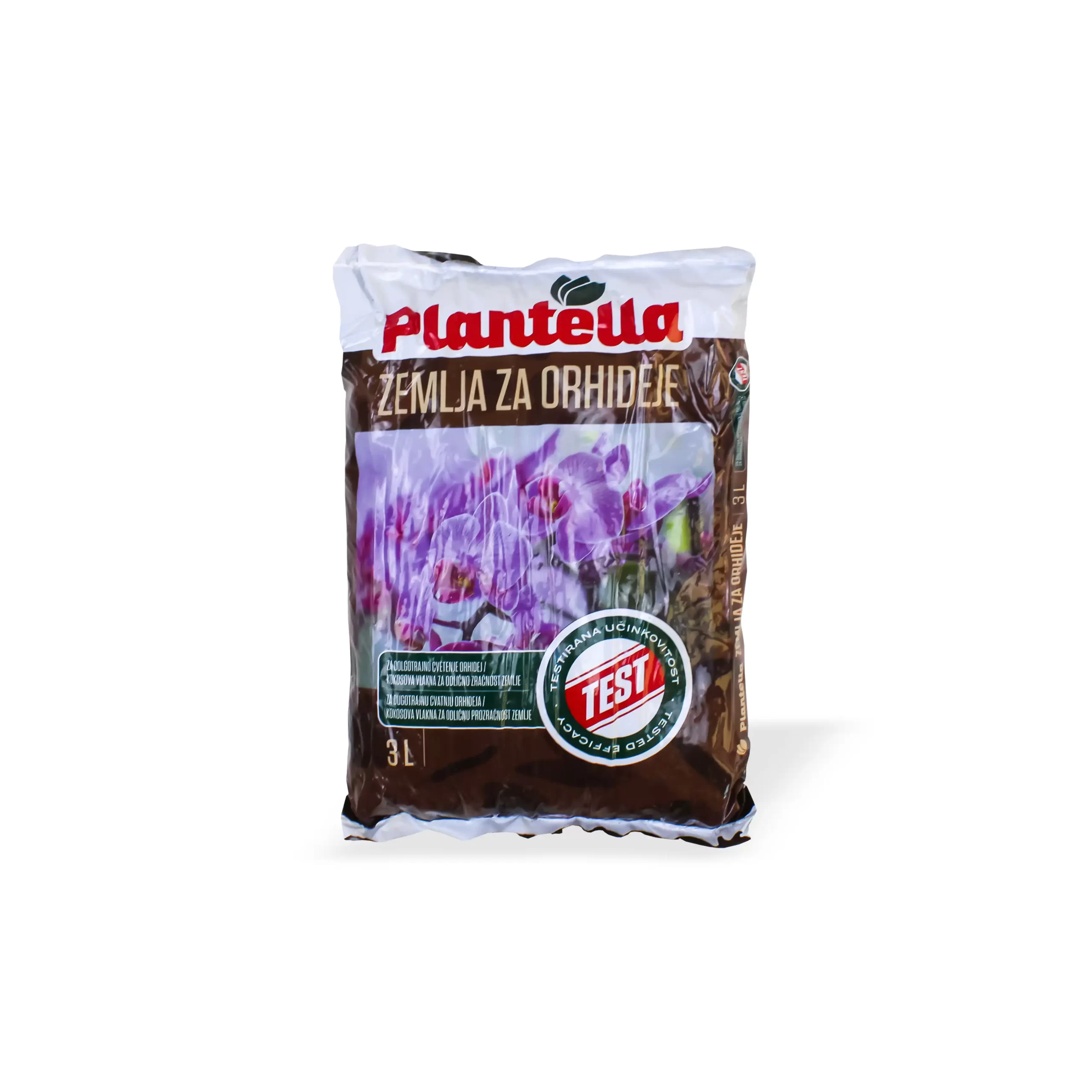 Plantella, Substrat për lule orkide, 3 L