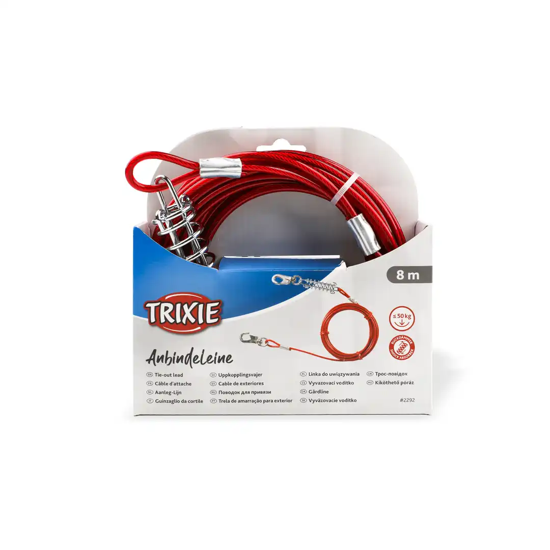 Trixie, Kabllo me feder, 8 m, e kuqe