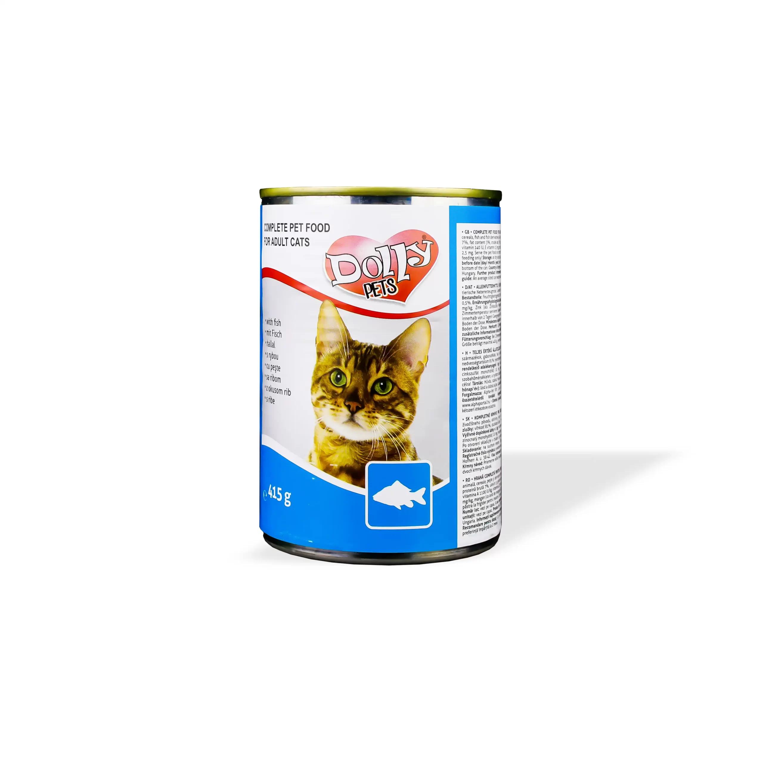 Dolly, Konservë peshku për mace të rritura, 415 g