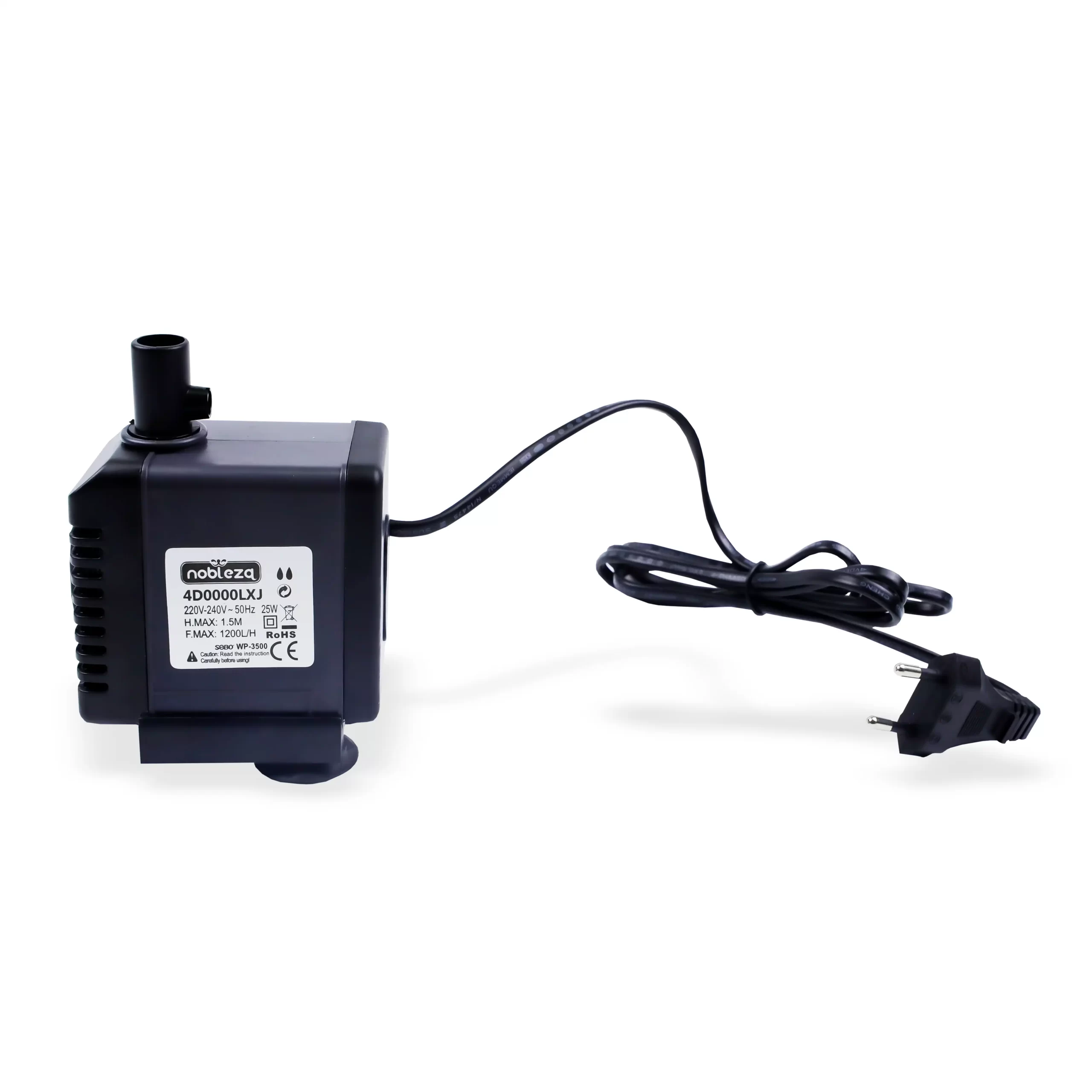 Nobleza, Pompë uji për akuarium, 1200 L/H - 25 W