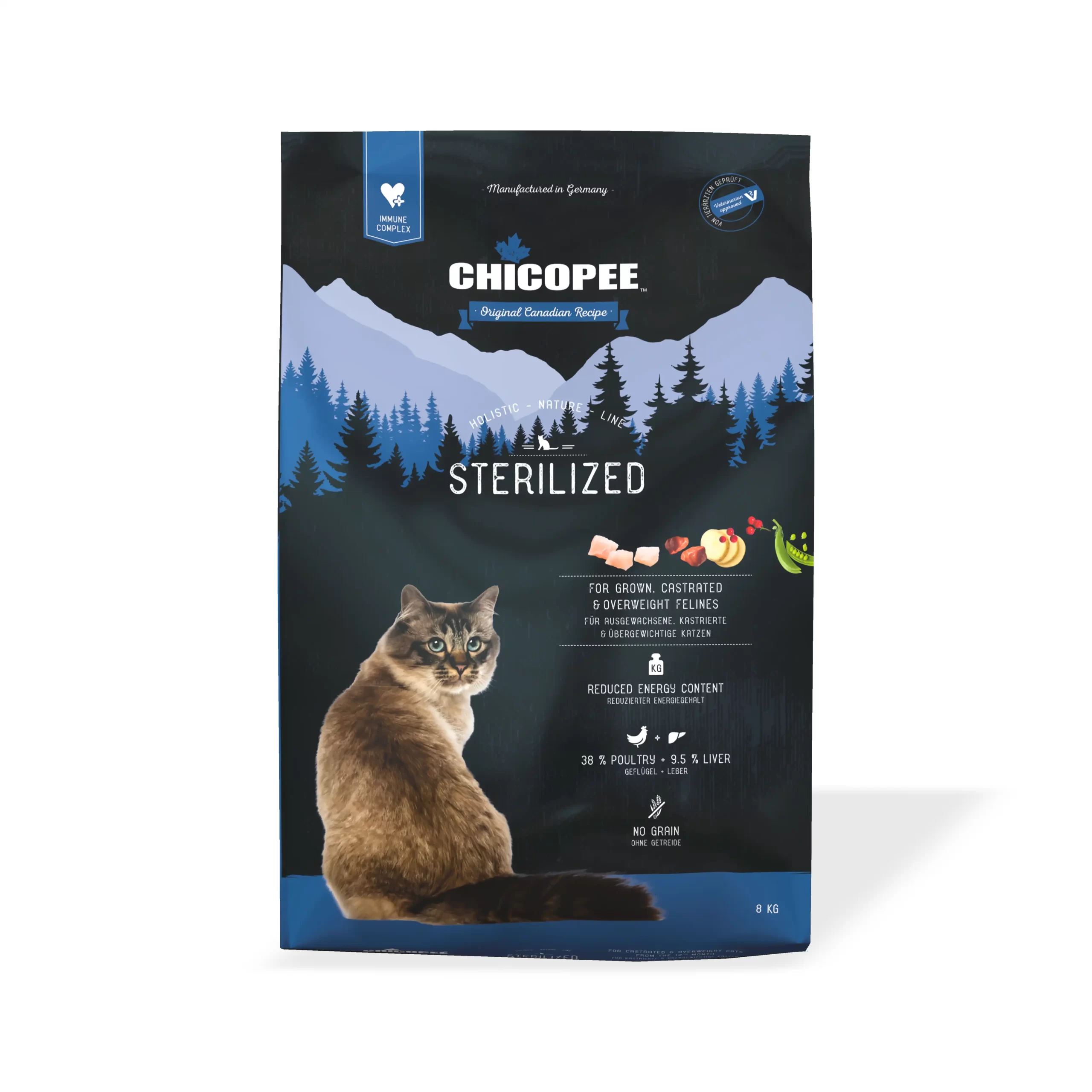 Chicopee, HNL, Mace të rritura dhe të sterilizuara