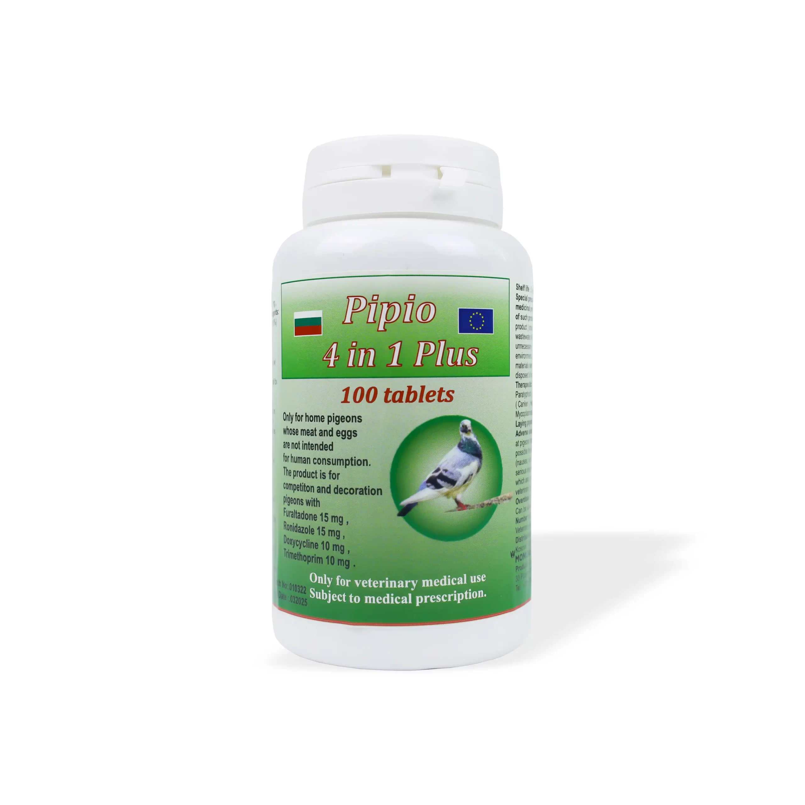 Golashpharma, Pipio 4 in 1, 100 tableta