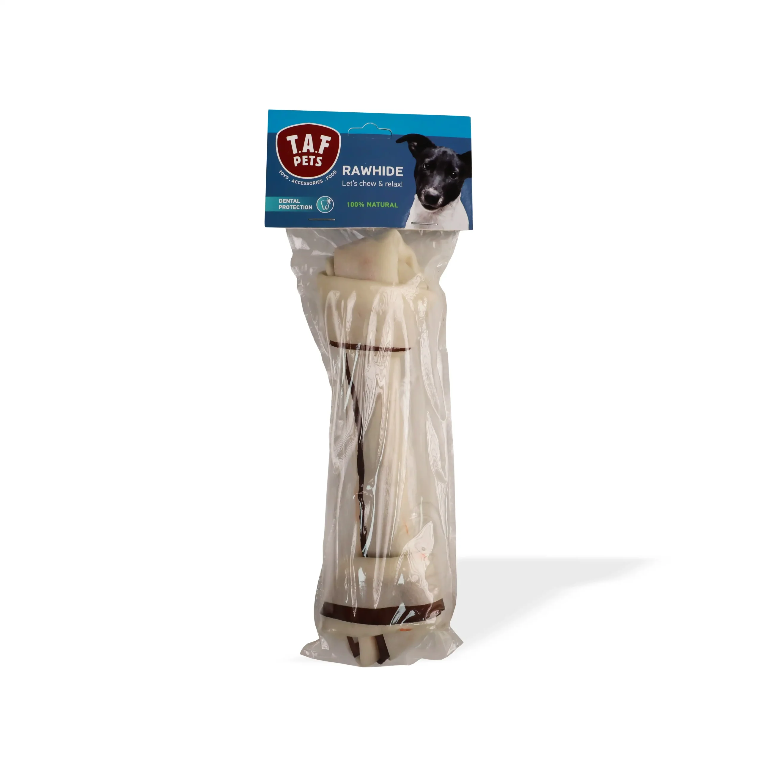 T.A.F PETS, Rawhide, Kockë për qen, 100 g
