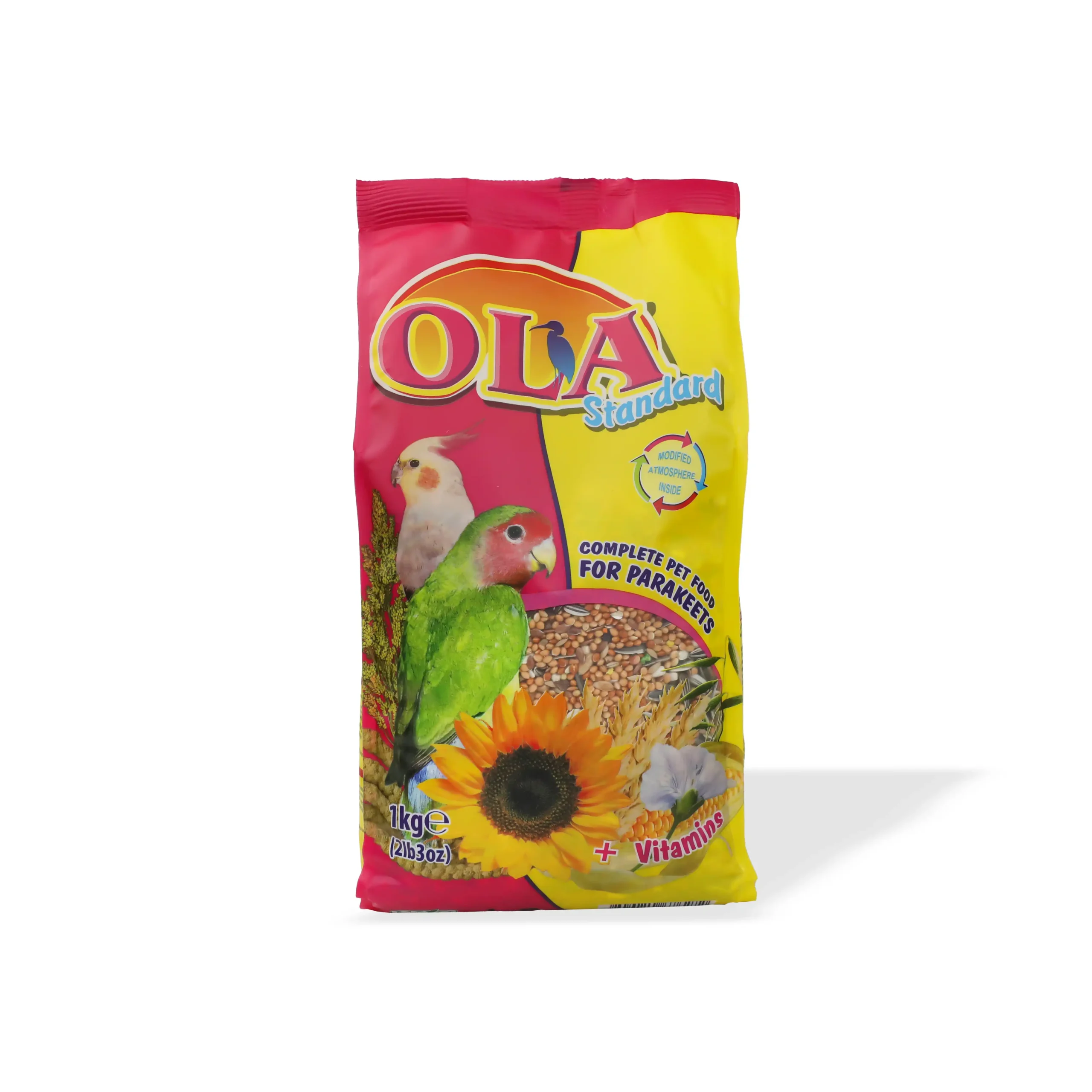 OLA, Ushqim i kompletuar për papagaj, Parakeets, 1 kg