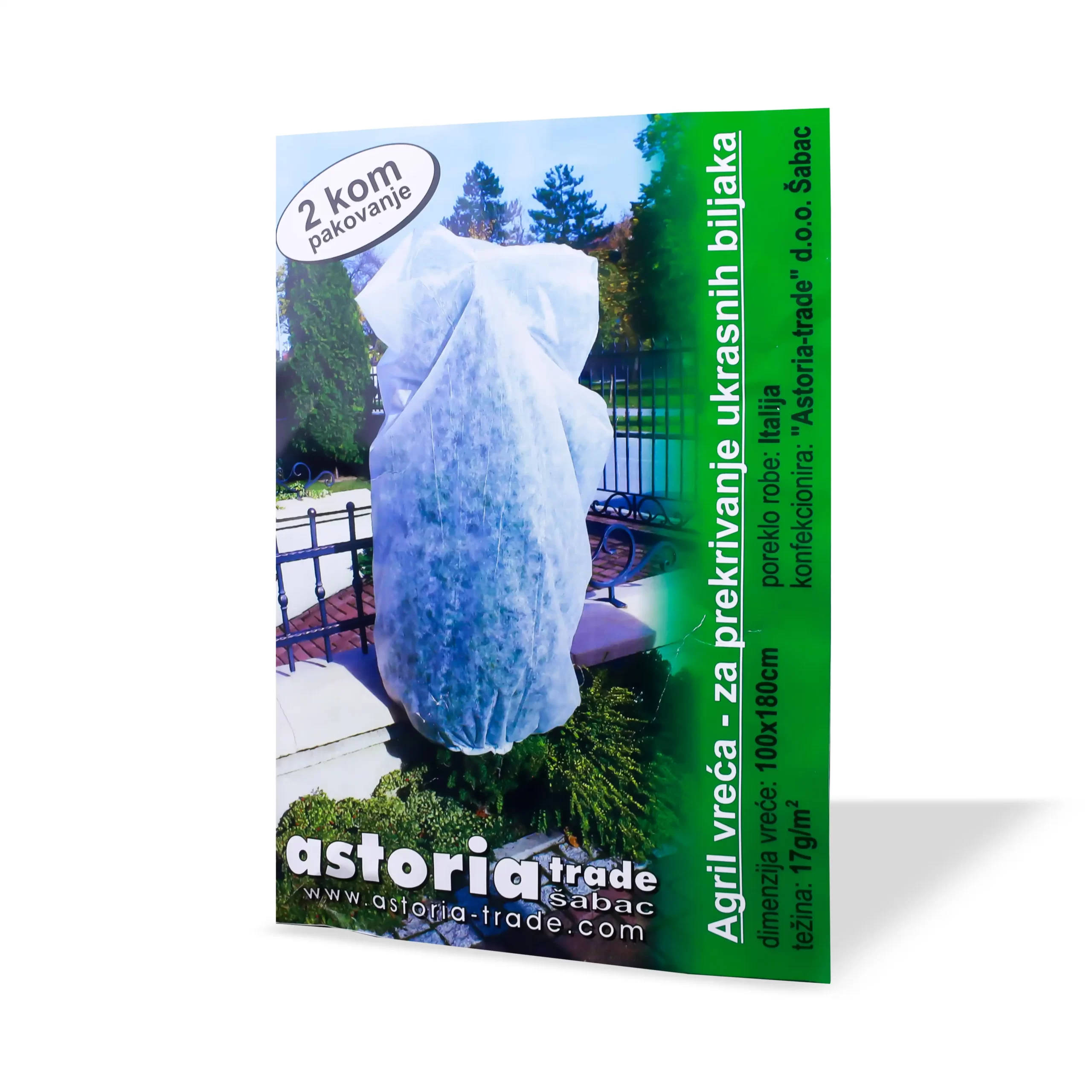 Astoria, Agrifoli për ngrica, thesë, 100 x 180 cm, 2 copë