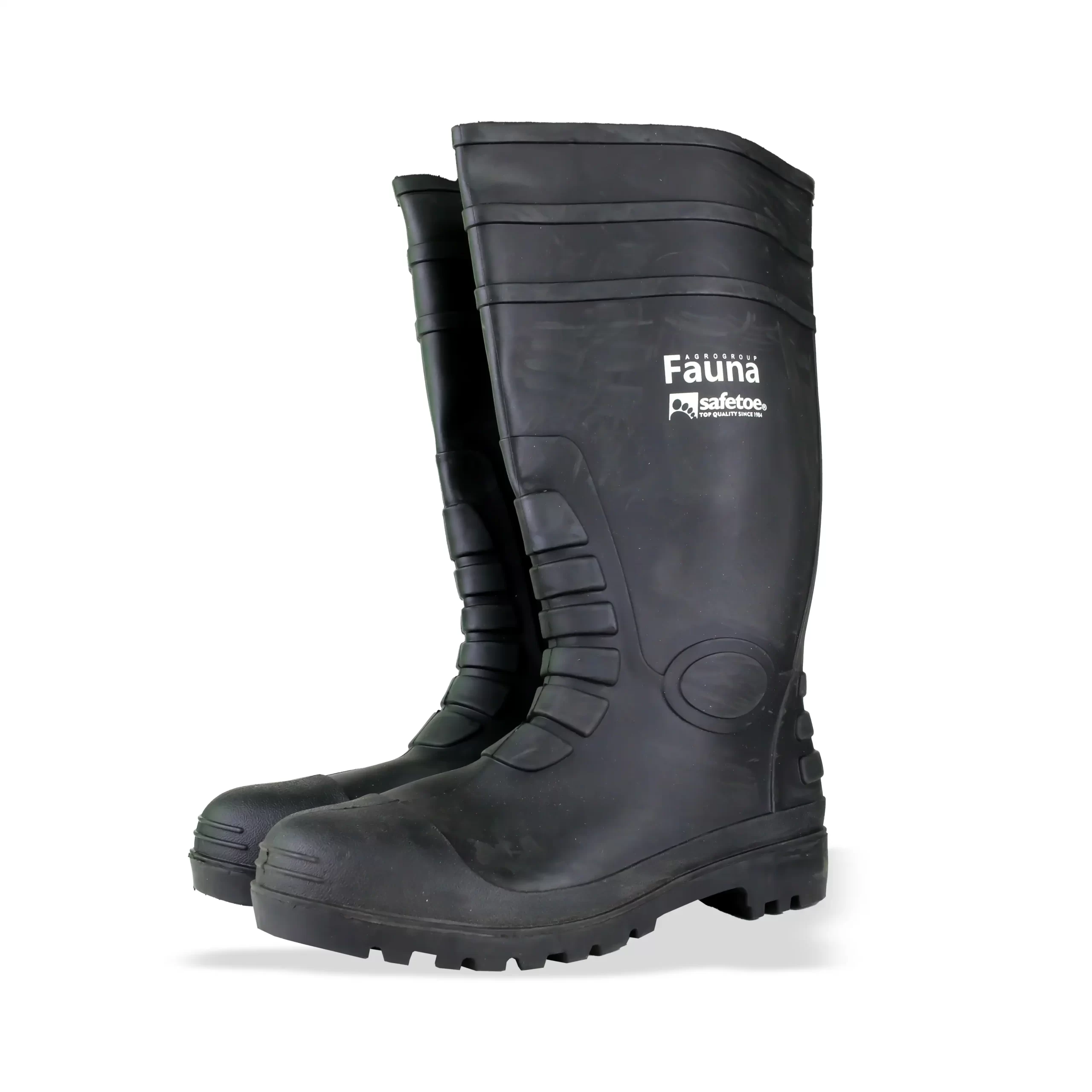 Çizme pune me mbrojtëse, të zeza