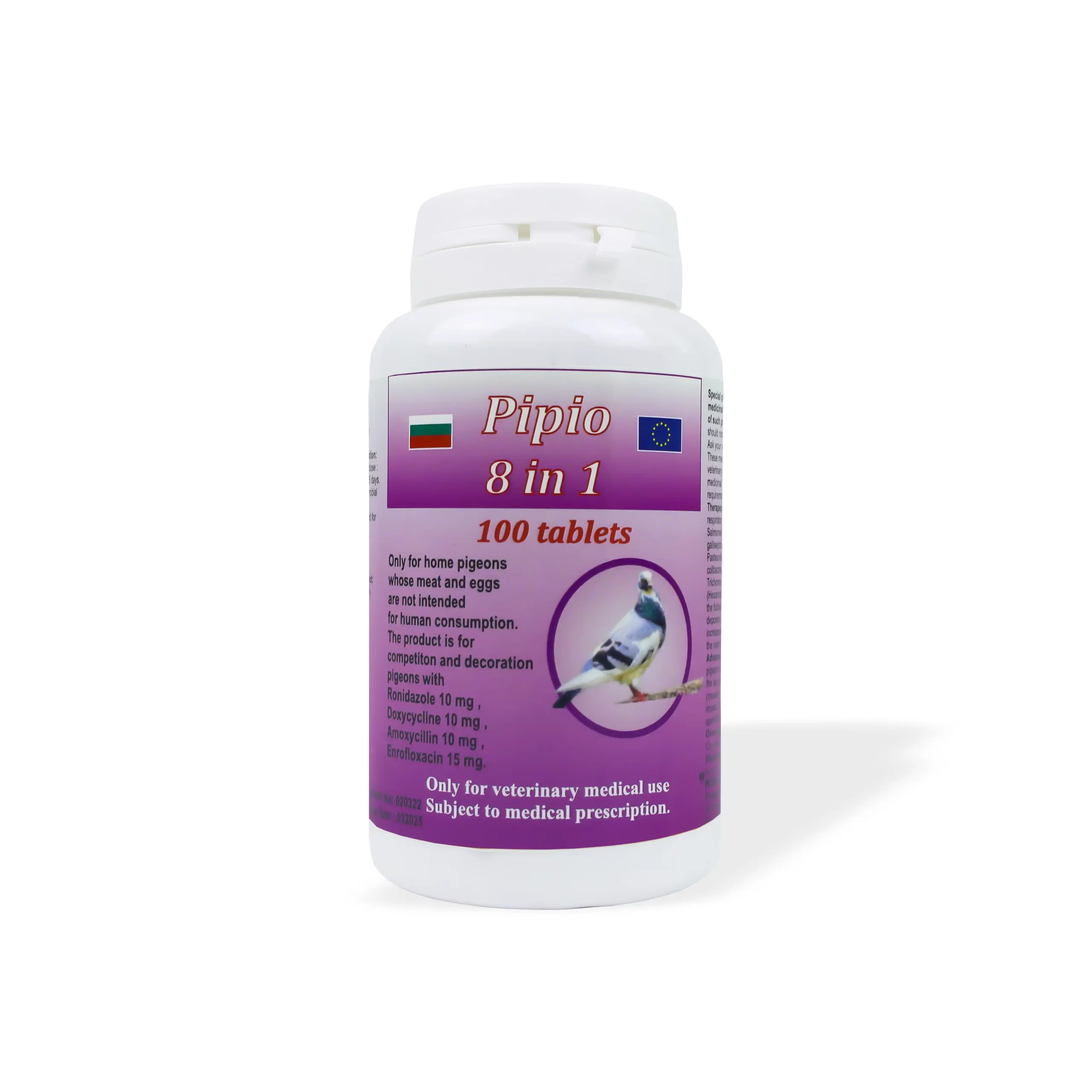 Golashpharma, Pipio 8 in 1, 100 tableta