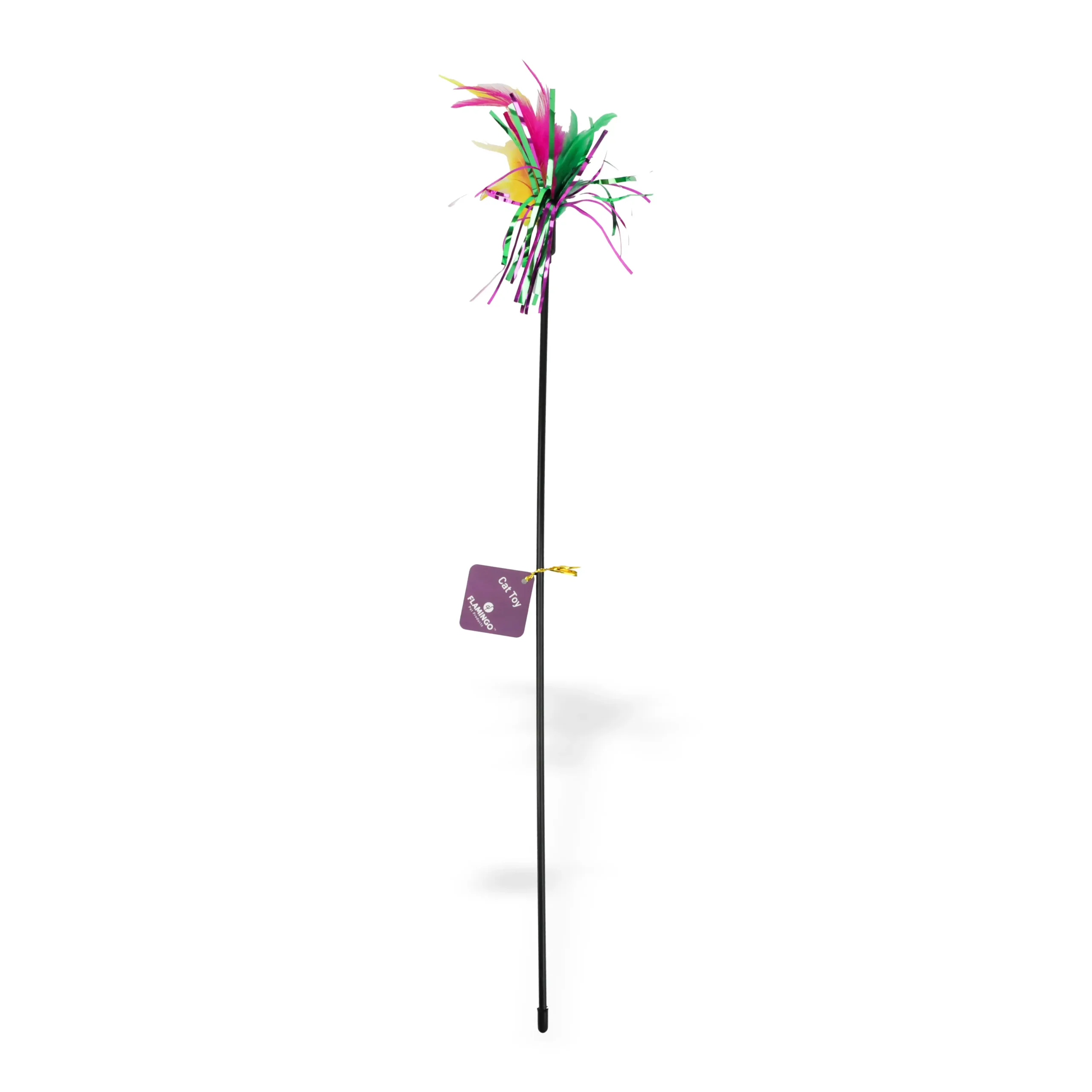 Flamingo, Warwick Dangler, Lodër për mace me pupla dhe shirita, 56 cm