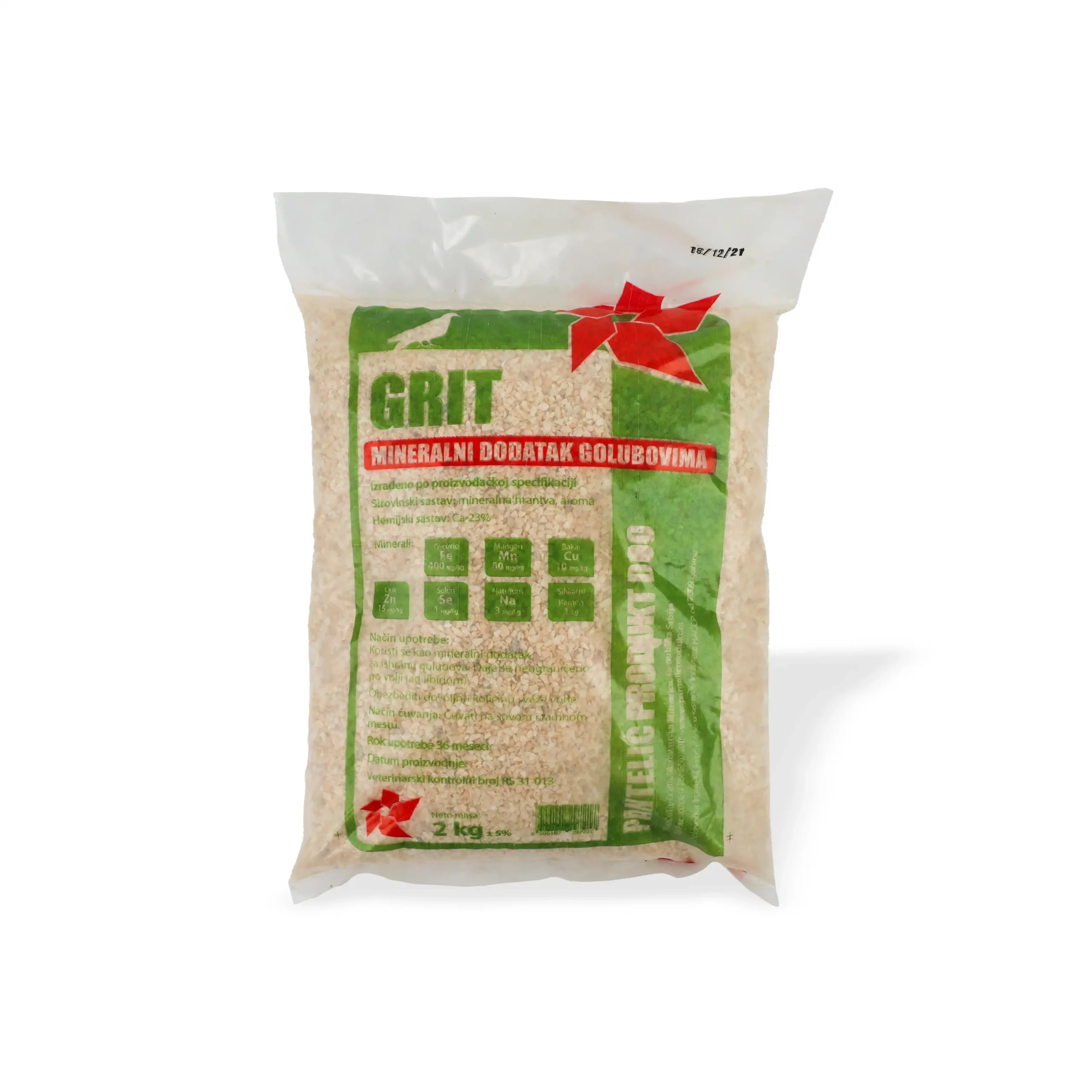 Rërë për pëllumba, 2 kg