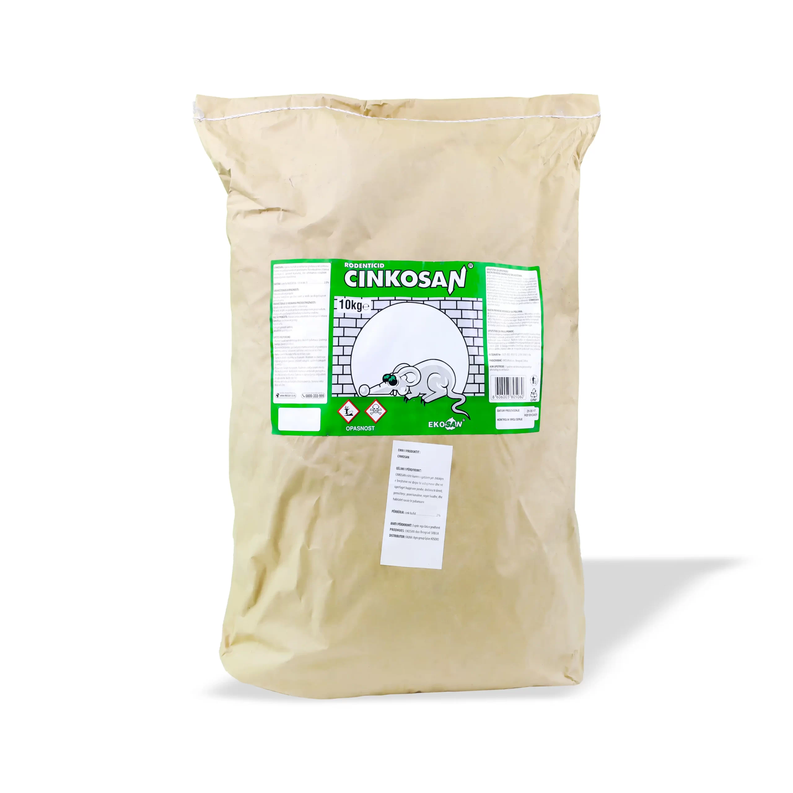 EKOSAN, Cinkosan, Karrem për brejtës