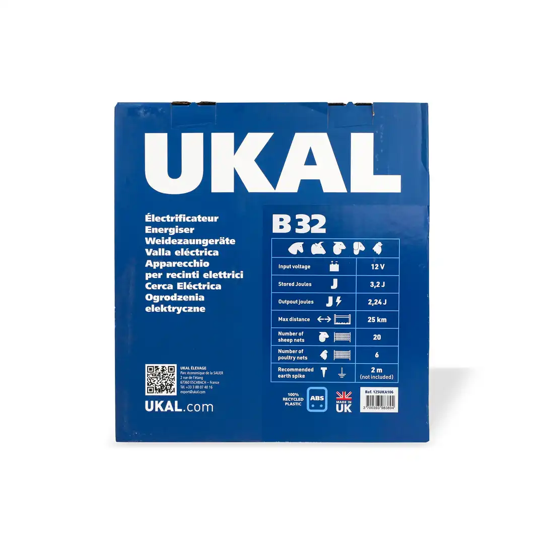 Ukal, Aparat elektrik B32, 3,2 J / 25 km