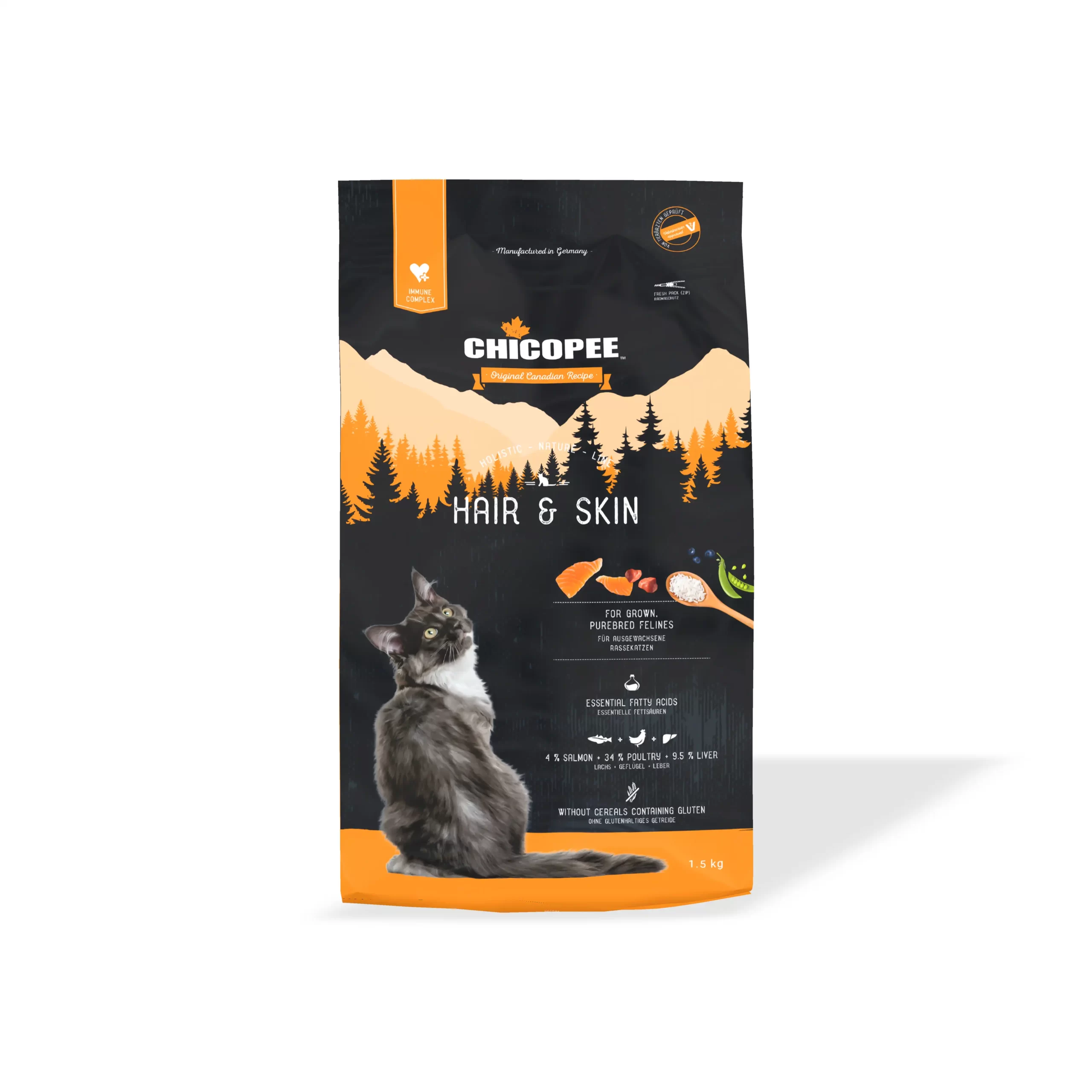 Chicopee, HNL, Mace të rritura, gëzof & lëkurë