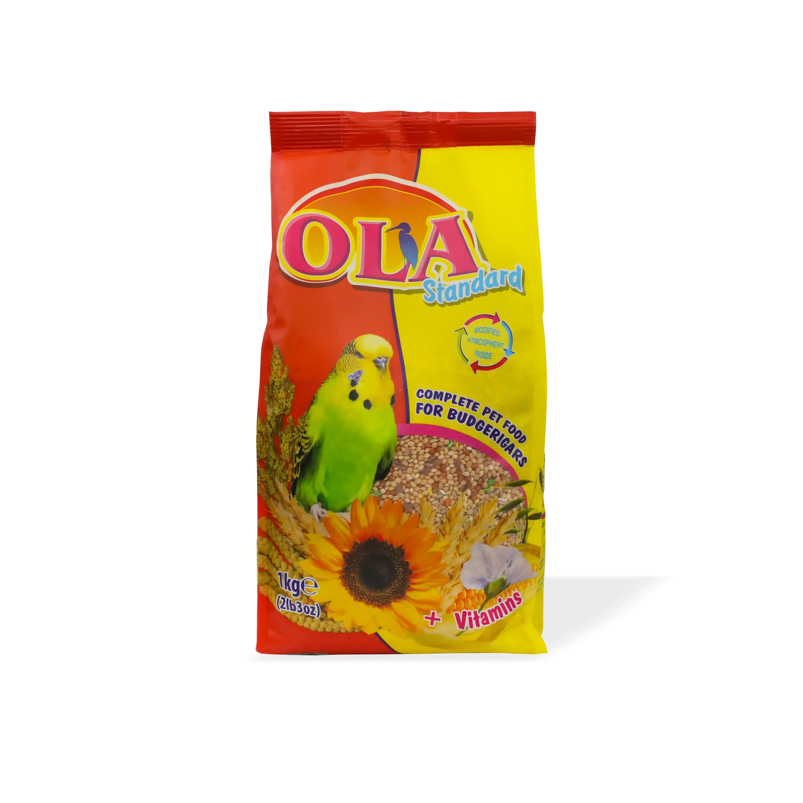 OLA, Ushqim i kompletuar për papagaj trupvegjël, Budgies
