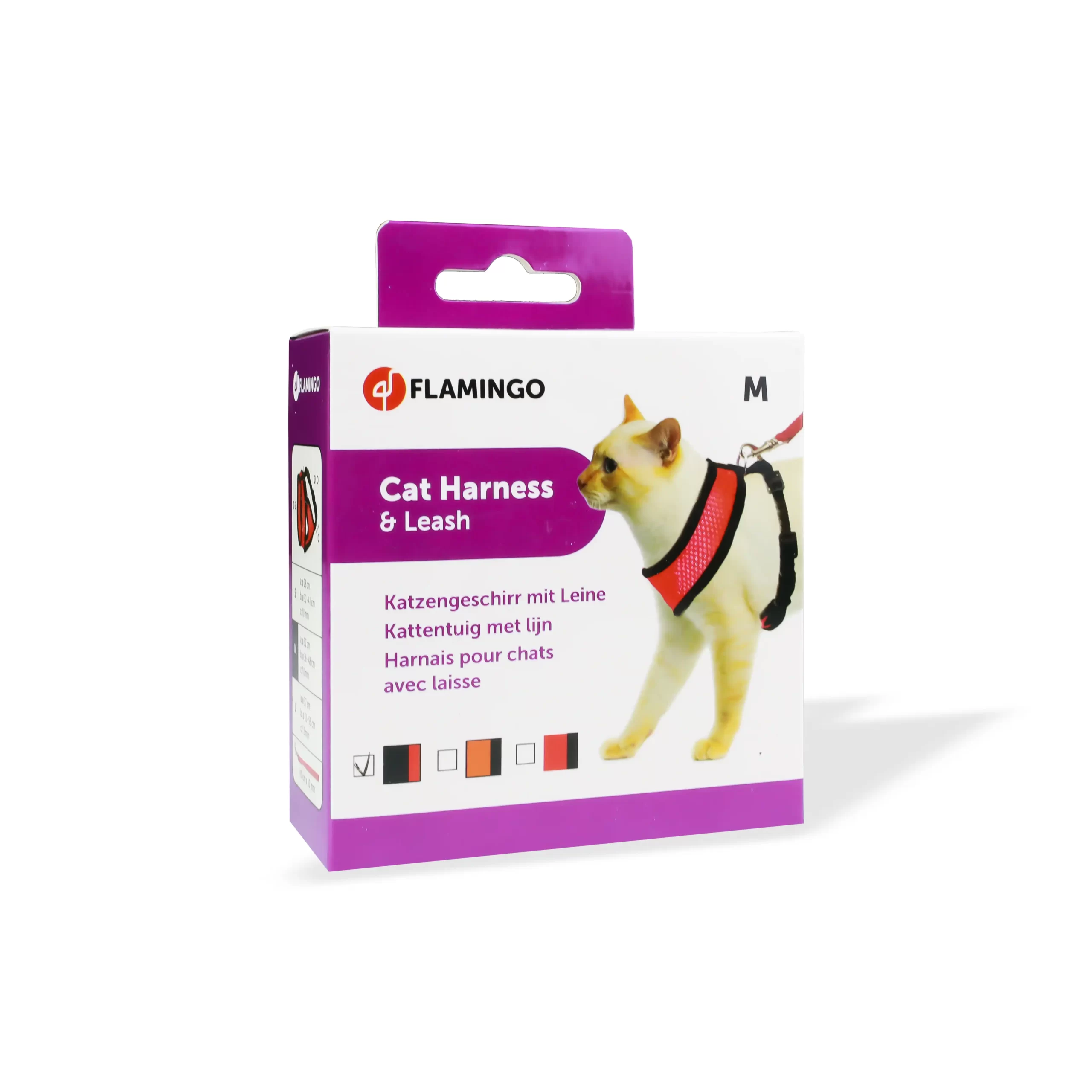 Flamingo, Harms, Gjoksore me litar për mace