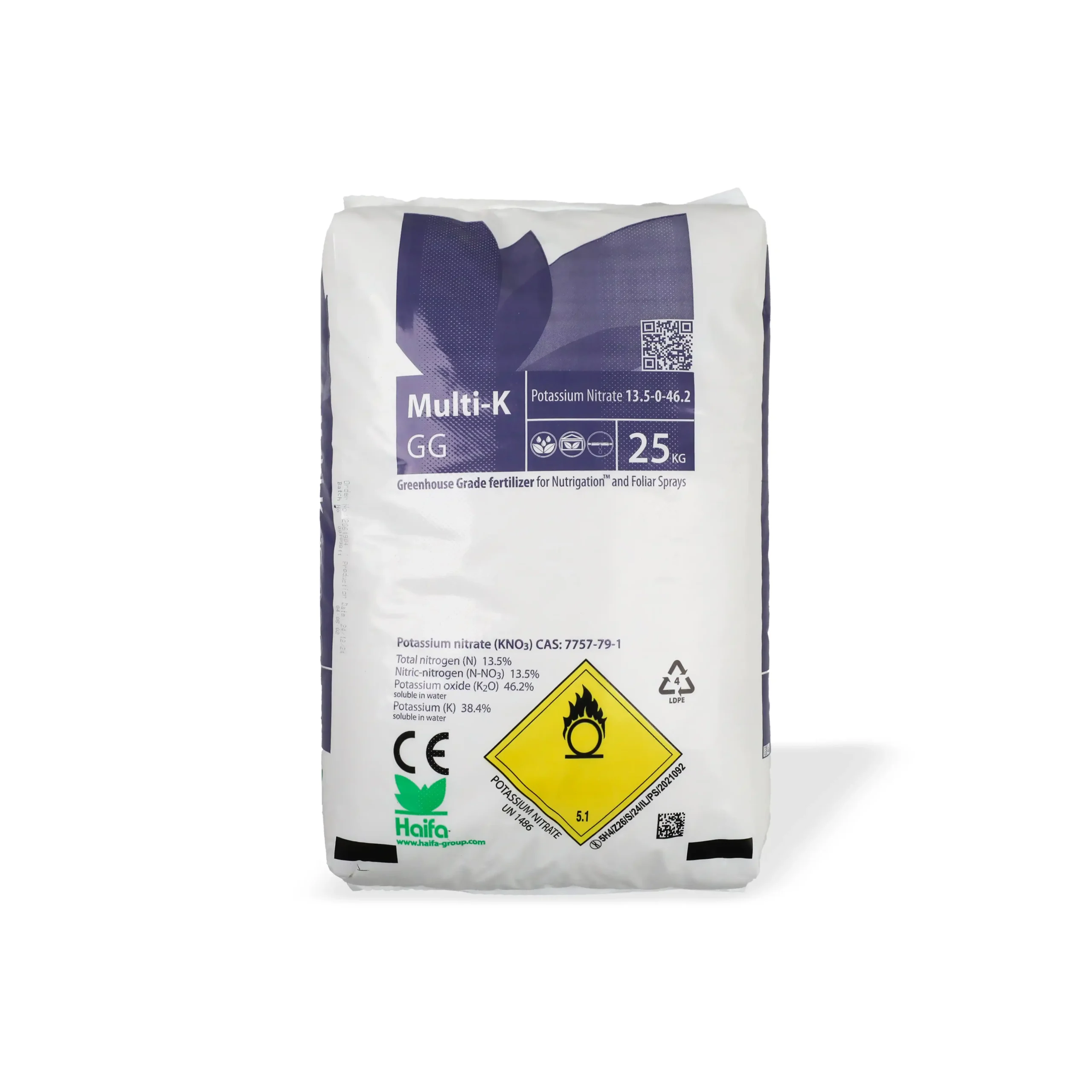 Haifa Multi-K GG, Ushqim kristalor NK, 13,5 - 0 - 46,2, 25 kg