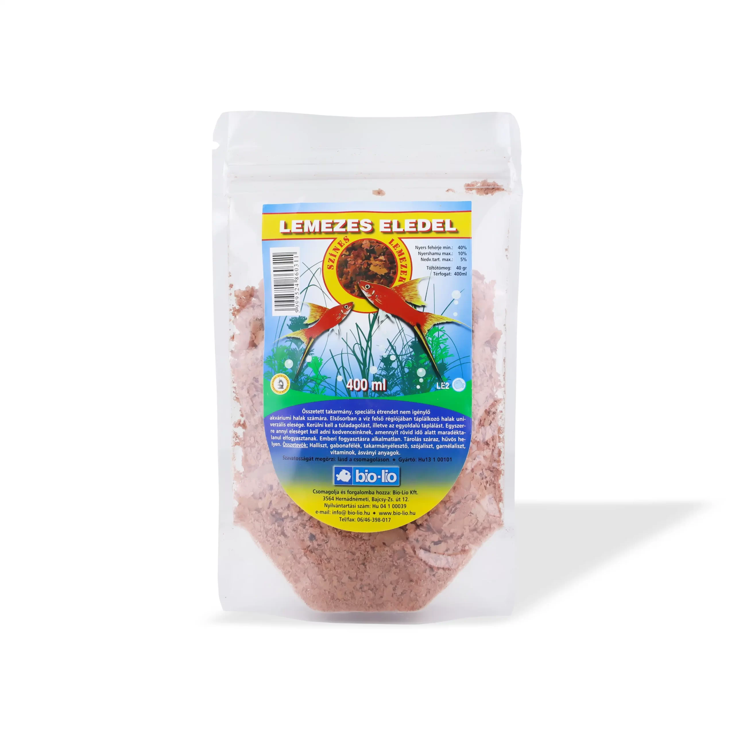 Bio-Lio, Ushqim petëza për goldfish, 400 ml