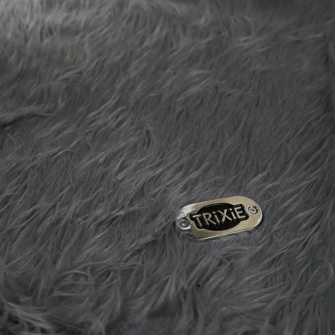 Trixie, Baza, Shtyllë gërvishtëse për mace me furçë, 50 cm, gri