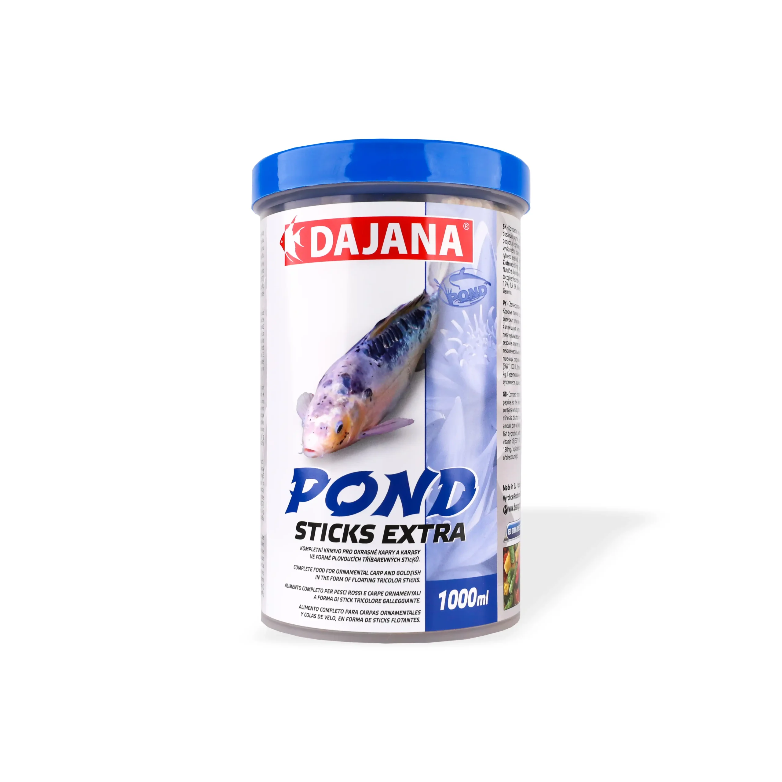 Dajana, Ushqim i plotë për krap në formë të shkopinjve lundrues tre-ngjyrësh, 100 0ml