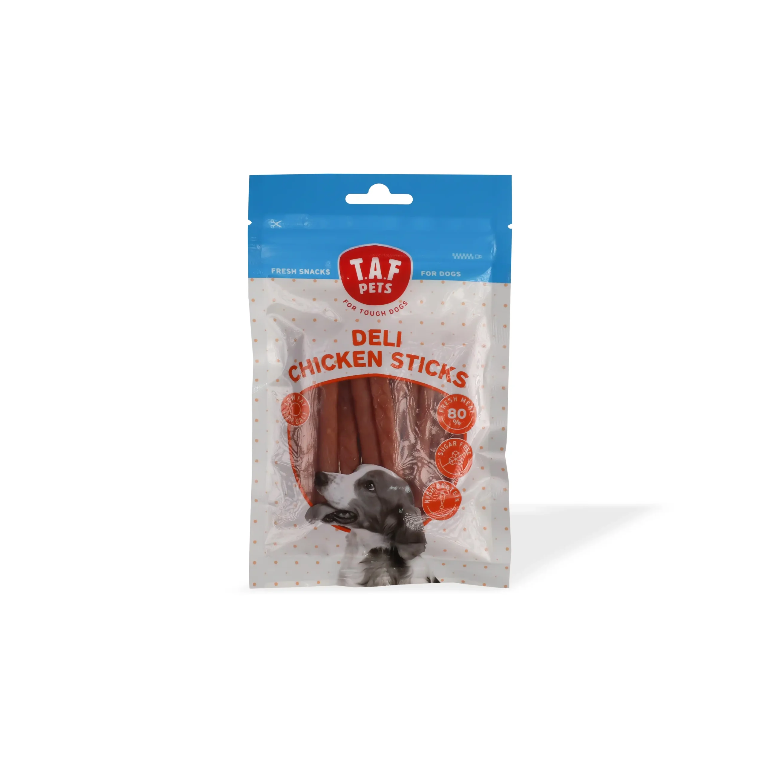 T.A.F PETS, Shpërblime për qen, shkopinj pule, 75 g