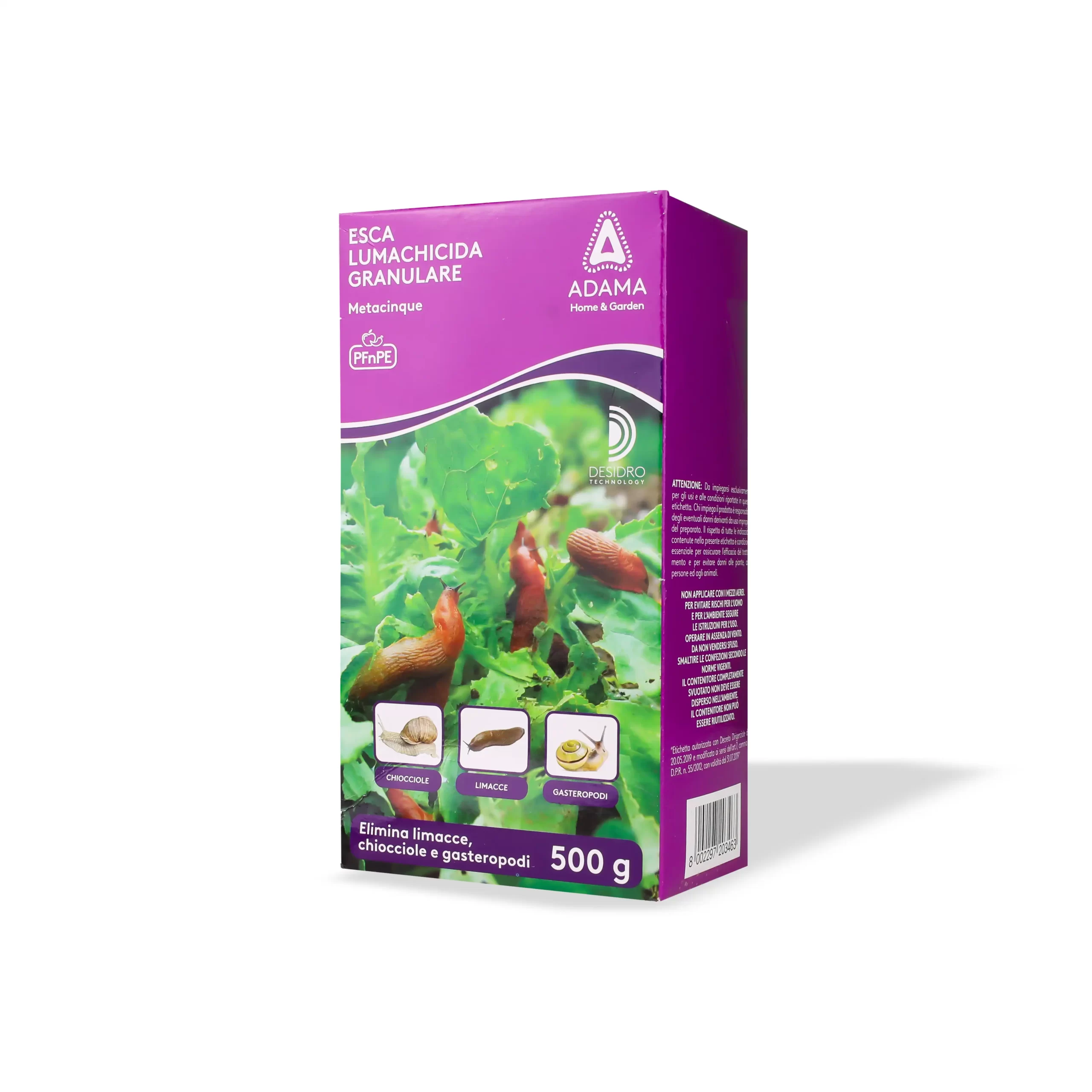 ADAMA, Metacinque snail bait box