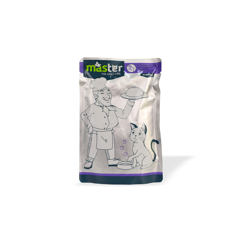 T.A.F PETS, Master, Ushqim i lëngshëm për mace, lepur, 80 g