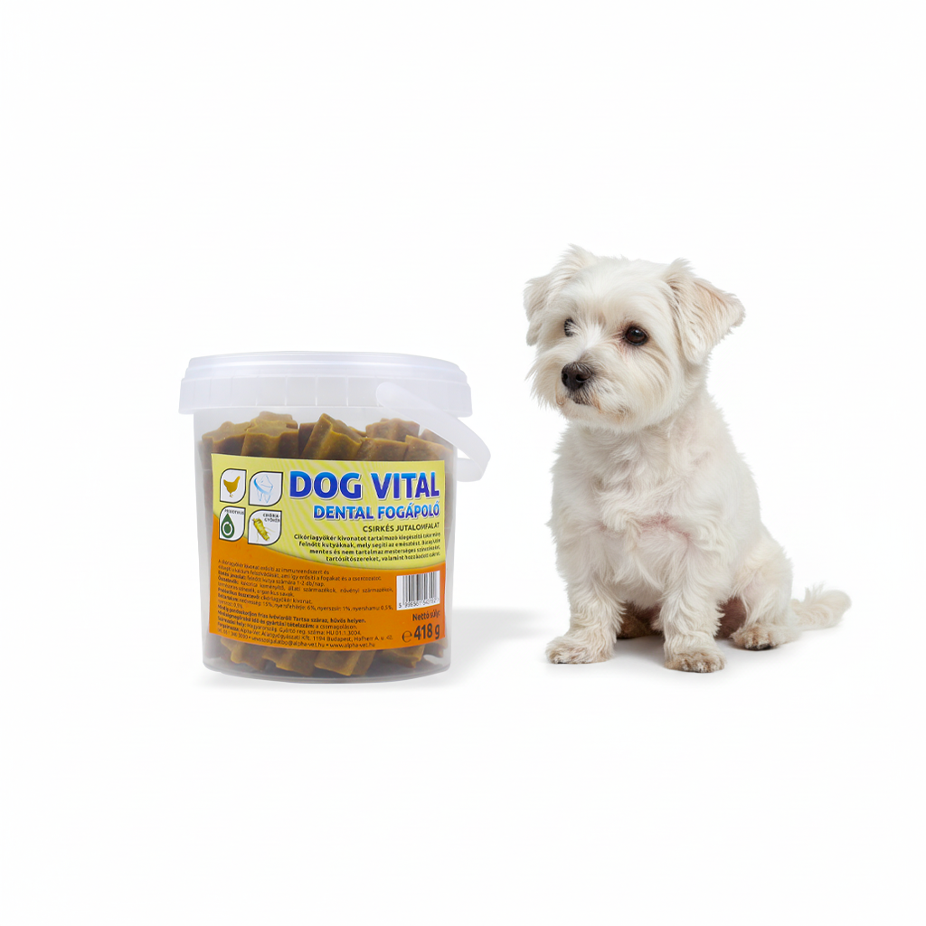 Dog Vital, Shkopinj dentar, aromë pule, 418 g
