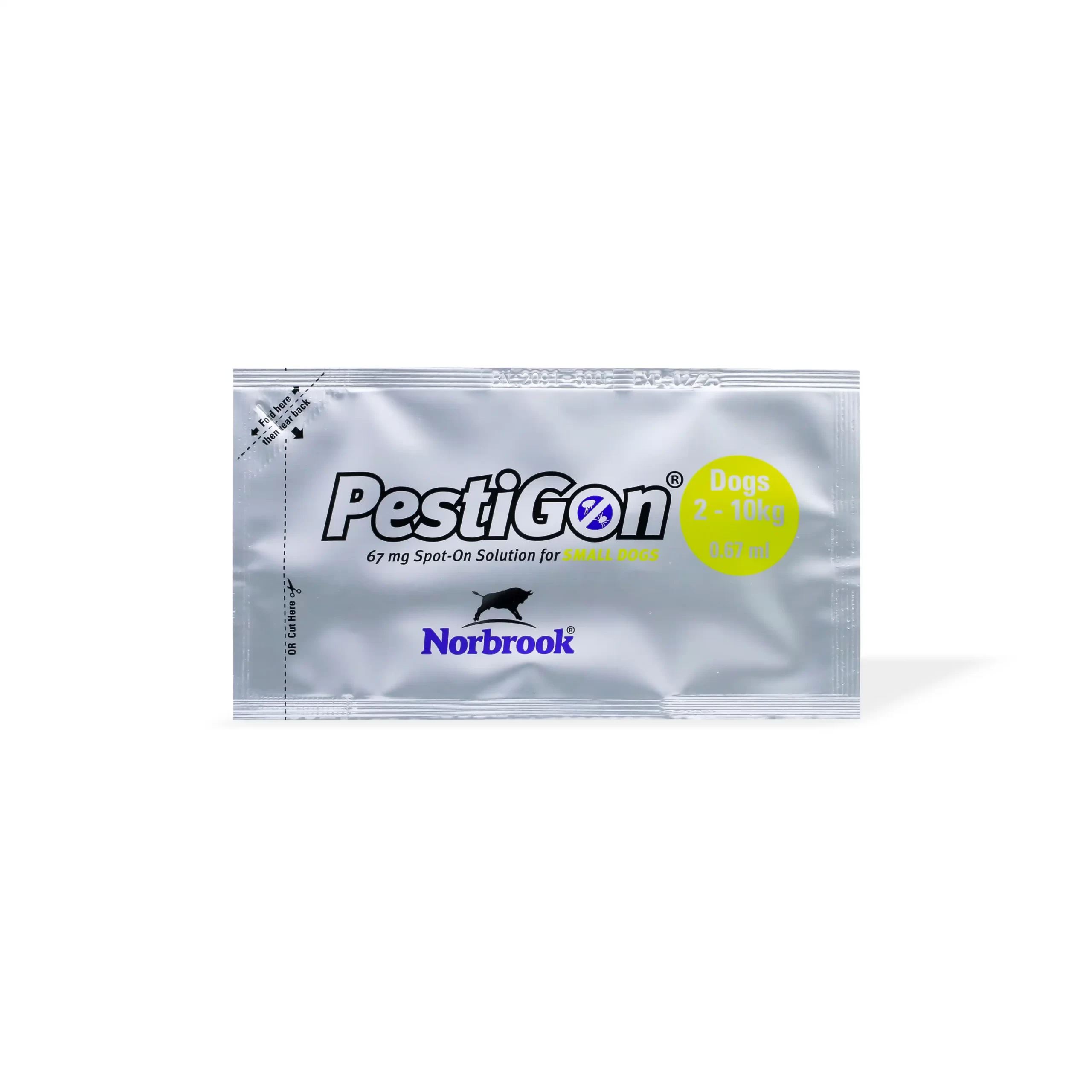 Norbrook, Pestigon për qen 2 - 10 kg, 0,67 ml