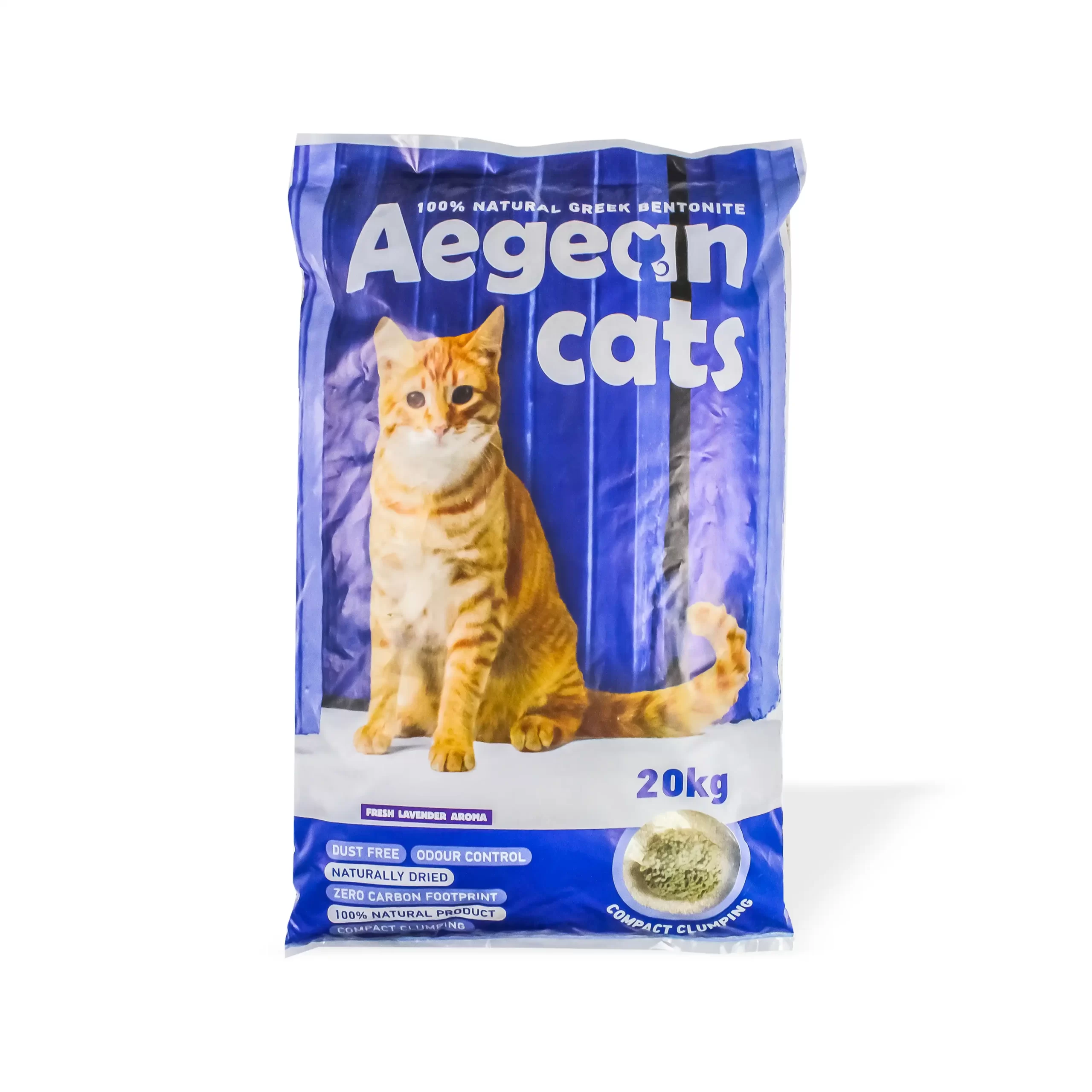 Aegean Cats, Rërë për mace, aromë livandë, 20 kg